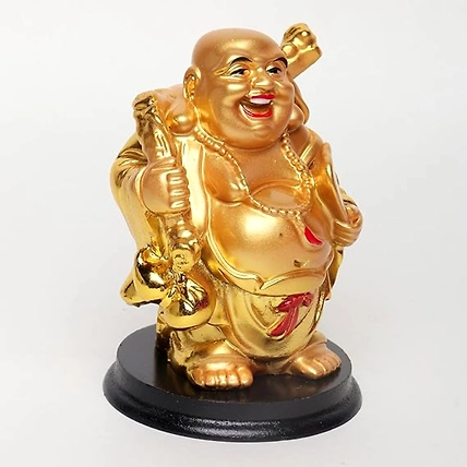 VIVARS HOME Cheerful Laughing Buddha Along with Money-3