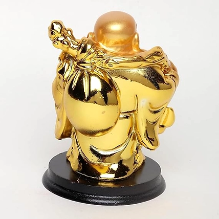 VIVARS HOME Cheerful Laughing Buddha Along with Money-4