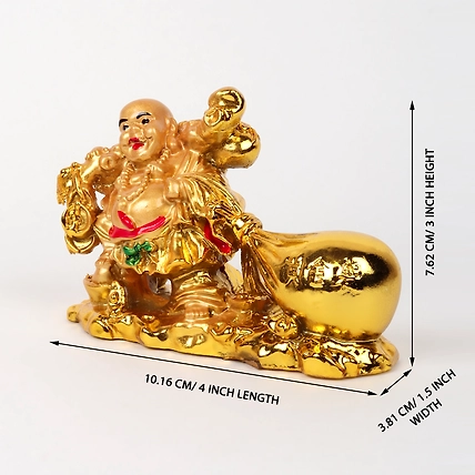 VIVARS HOME feng-Shui Happy Laughing Buddha Statue-1