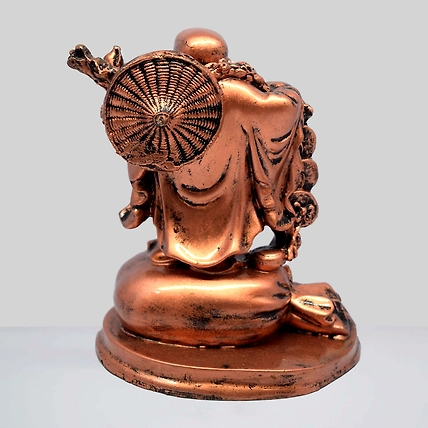 VIVARS HOME Resin Fengshui Figurine Laughing Buddha Sitting on Luck-4