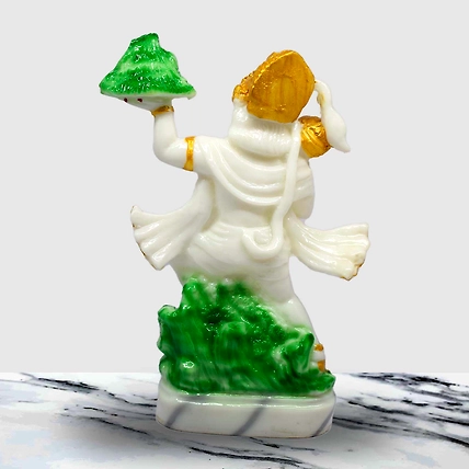 VIVARS HOME Marble Dust Hanuman Ji Statue-4