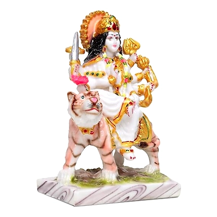 VIVARS Marble Goddess Maa Durga-2