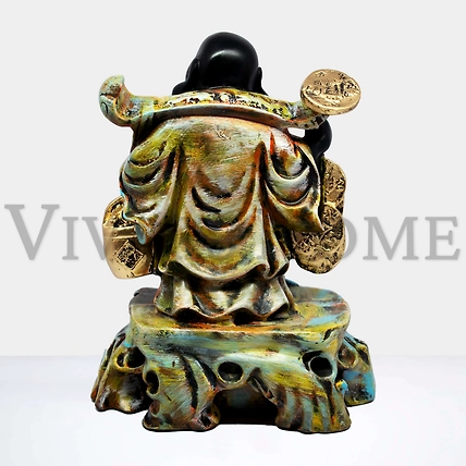 VIVARS HOME Laughing Buddha Statue Feng Shui Figurine Showpiece-4