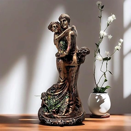 VIVARS HOME Romantic Love Couple Showpiece Statue-12441490