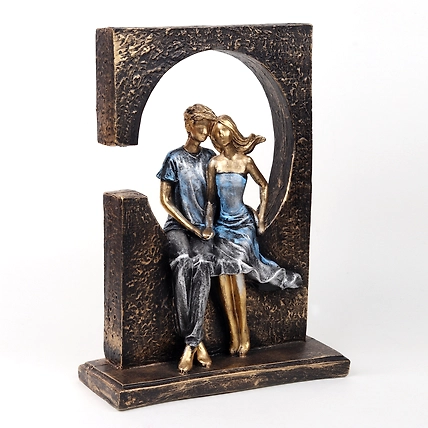 VIVARS HOMEValentine Romantic Love Couple Statue for Home-2