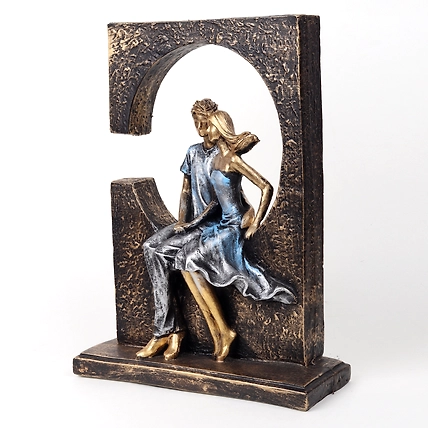 VIVARS HOMEValentine Romantic Love Couple Statue for Home-3