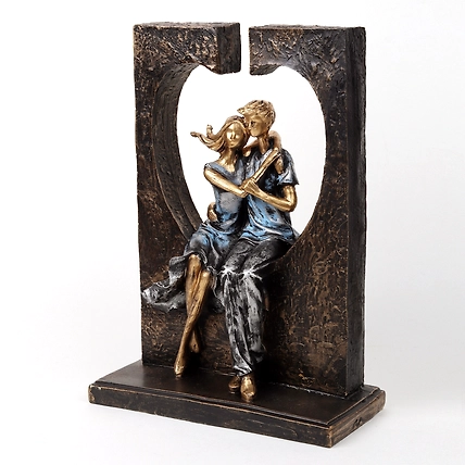 VIVARS HOME Valentine Romantic Love Couple Statue-2