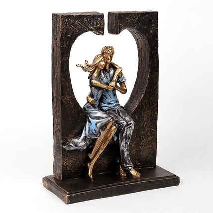 VIVARS HOME Valentine Romantic Love Couple Statue-3