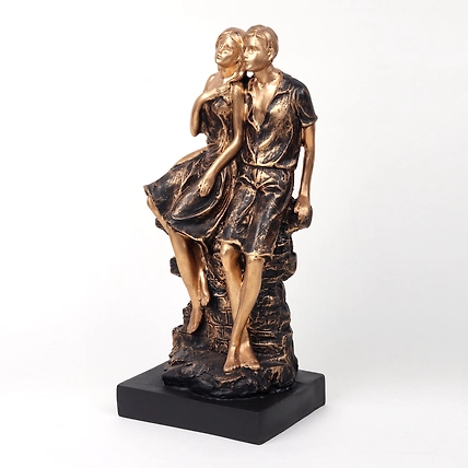 VIVARS HOME Romantic Love Couple Statue Showpiece for Valentine Day-3