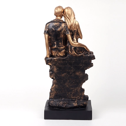 VIVARS HOME Romantic Love Couple Statue Showpiece for Valentine Day-4