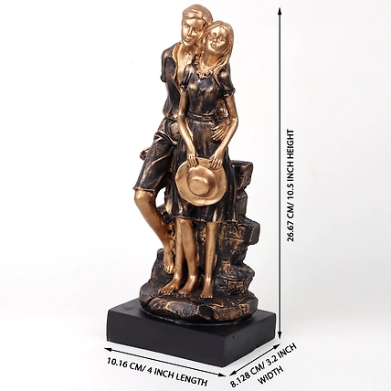 VIVARS HOME Romantic Love Couple Statue Showpiece-1