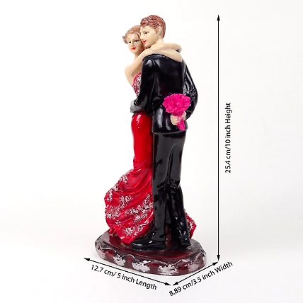 VIVARS HOME Romantic Love Couple Statue Showpiece-1