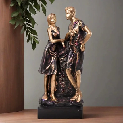VIVARS HOME Romantic Love Couple Statue Showpiece-12441524