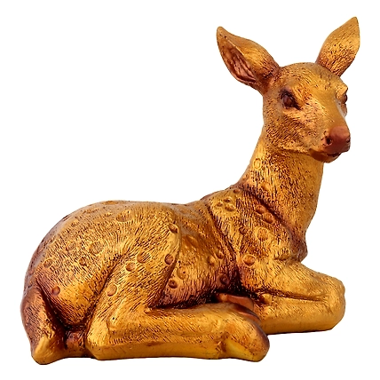VIVARS HOME Polyresin Deer Statue-2