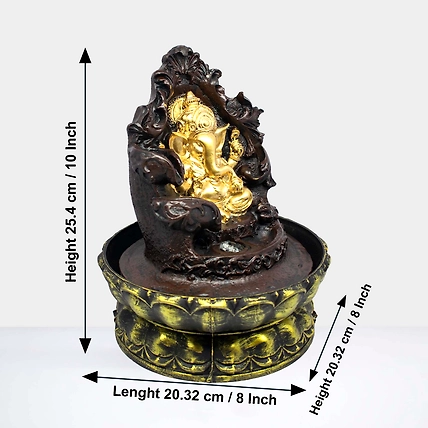 VIVARS HOME Water Fountain with LED Lights for Home Decor-1
