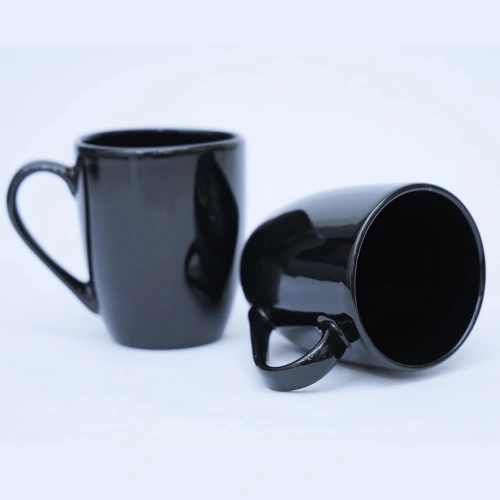 Ceramic Coral Black Coffee Mug | Tea Cup - 400ml-3