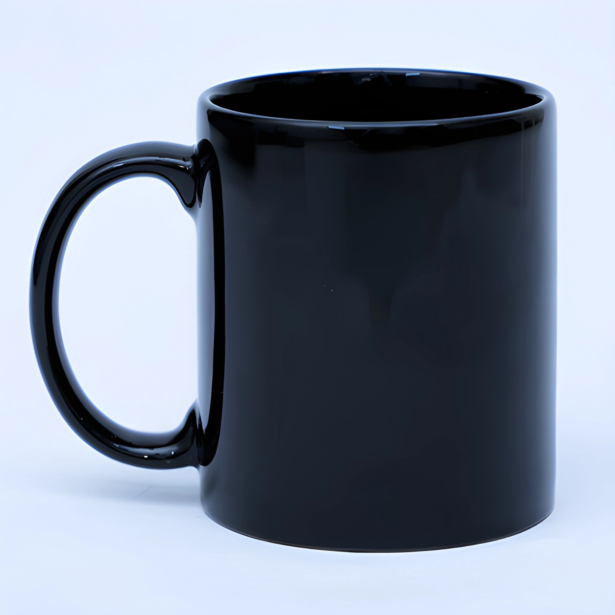 Black Color Ceramic Coffee Mug | Tea Cup - 400 ml-12419734