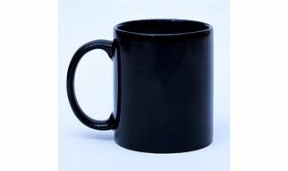Black Color Ceramic Coffee Mug | Tea Cup - 400 ml