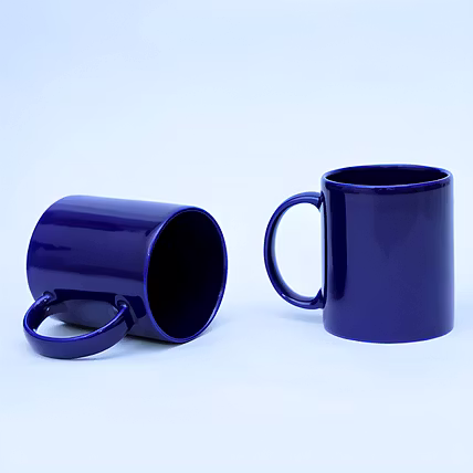 Blue Color Ceramic Coffee Mug | Tea Cup - 400ml-3