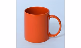 Orange Color Ceramic Coffee Mug | Tea Cup - 400ml