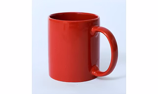 Red Color Ceramic Coffee Mug | Tea Cup - 400ml