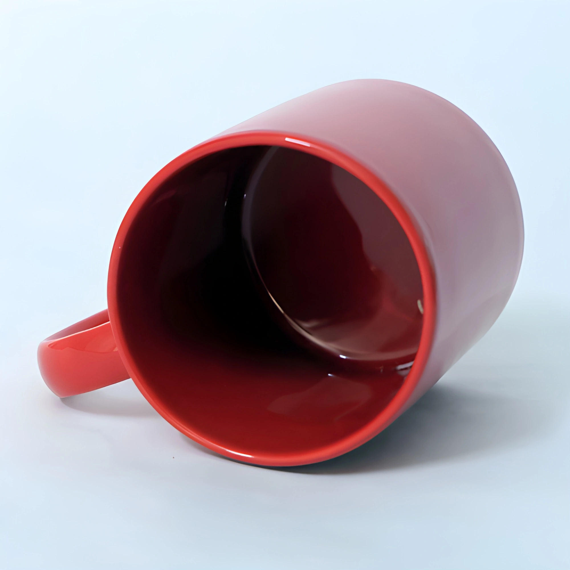 Red Color Ceramic Coffee Mug | Tea Cup - 400ml-2