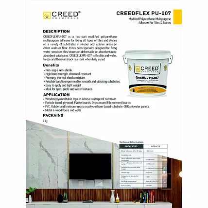CreedFlex PU-007 – High-Performance Polyurethane Adhesive-1