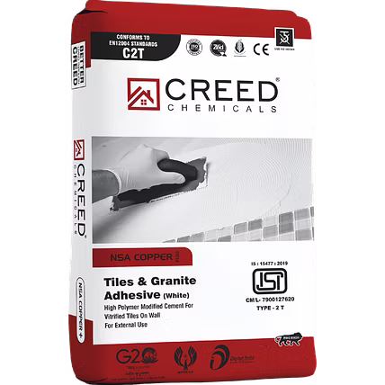 Creed Copper Tile Adhesive – High-Performance Adhesive for Exterior &amp; Sunlight-Exposed Areas-12677925