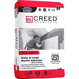 creed ruby tile adhesive – high-strength adhesive for large tiles & natural stone