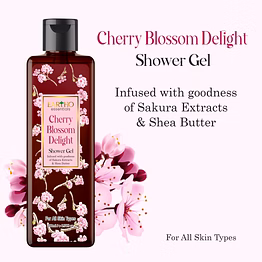 eartho essentials cherry blossom delight shower gel (200 ml)