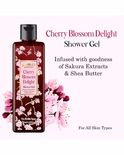 Eartho essentials Cherry Blossom Delight Shower Gel  (200 ml)-12419756