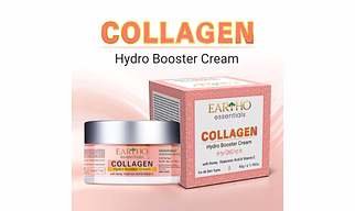 Eartho Essentials Collagen Hydro Booster Cream with Hyaluronic Acid, Honey and Vit-E, 50 Grams