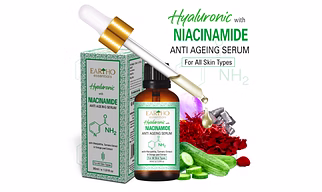 Eartho Essentials Hyaluronic with Niacinamide Anti Ageing Serum 30 ML