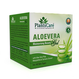 plants care aloevera moisturising beauty gel 150g
