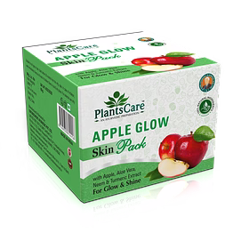 plants care apple glow skin pack 60g