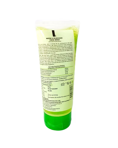Plants Care Neem &amp; Aloevera Facewash 65ml-1