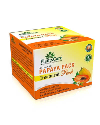 Plants Care Radiance Papaya Pack Treatment Pack 60g-12426474