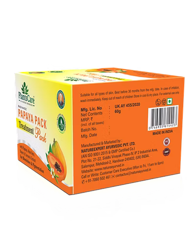 Plants Care Radiance Papaya Pack Treatment Pack 60g-1