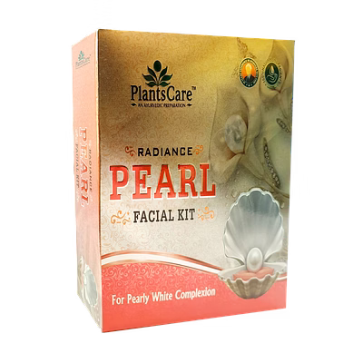 plants care radiance pearl facial kit mini 100g