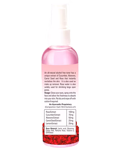 Plants Care Rose Face Toner 100ml-1