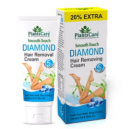 plants care smooth touch diamond hair removing cream 60g