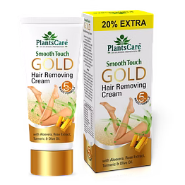 plants care smooth touch gold hair removing cream 60g