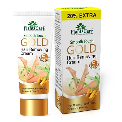 Plants Care Smooth Touch Gold Hair Removing Cream 60g