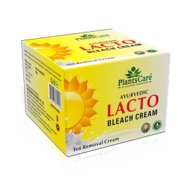 plants care ayurvedic lacto bleach cream 50g