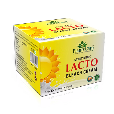 plants care ayurvedic lacto bleach cream 50g