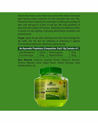 Plants Care Aloevera Moisturising Beauty Gel 500g-1