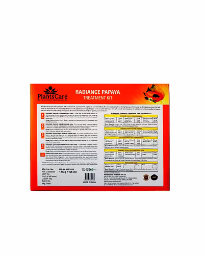 Plants Care Radiance Papaya Treatment Kit 165g+65ml-1