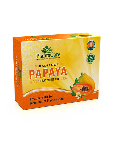 Plants Care Radiance Papaya Treatment Kit 410g+50ml-12426436