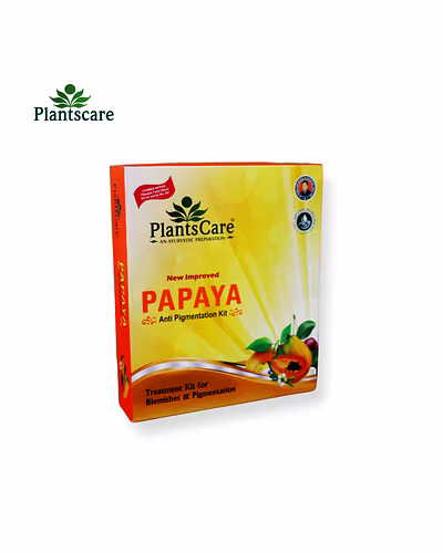 Plants Care Radiance Papaya Treatment Kit mini 80g+65ml-12425934