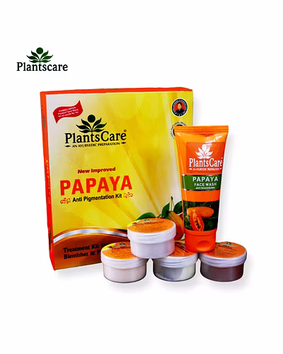 Plants Care Radiance Papaya Treatment Kit mini 80g+65ml-2